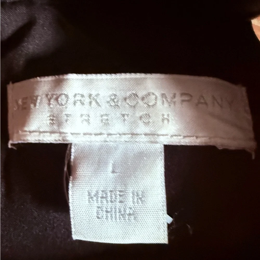 New York & Company Black Wide-Leg Jumpsuit - Picture 5 of 8
